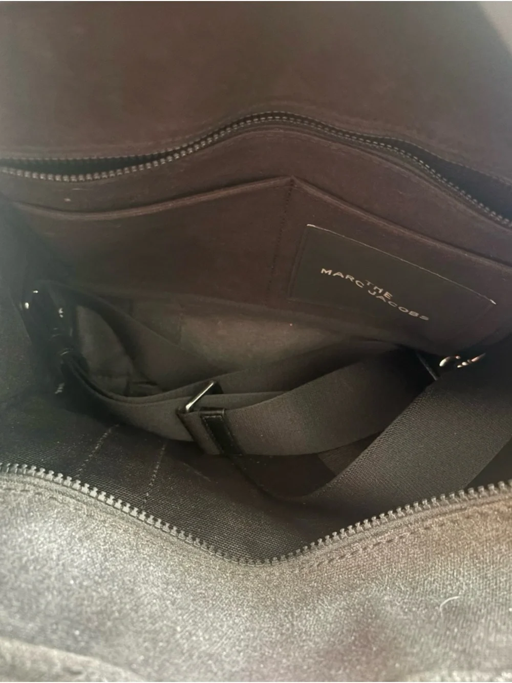 Marc Jacobs Black Canvas 'The Tote Bag' Men's Tote